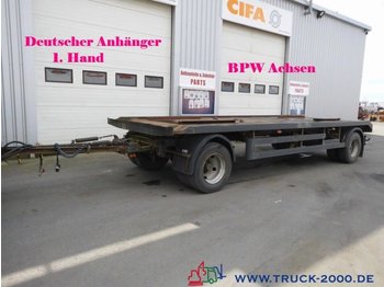  Hilse 2 Achs Abroll + Absetzcontainer BPW 1.Hand - Konteynır taşıyıcı/ Yedek karoser römork