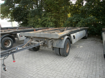 JUNG Fahrzeugbau 2-achs Kombianhänger / TKA 18 HV - Konteynır taşıyıcı/ Yedek karoser römork