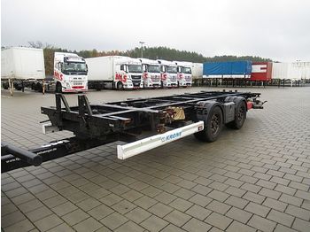 Konteynır taşıyıcı/ Yedek karoser römork Krone BDF Maxi - Jumbo Zetralachsanhänger Tandem: fotoğraf 1