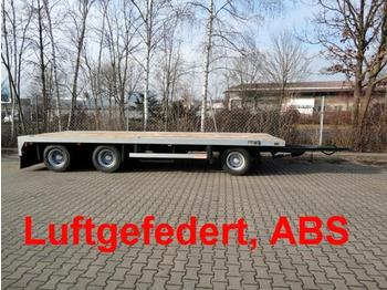Goldhofer 3 Achs Plato- Tieflader- Anhänger - Platform/ Açık kasa römork