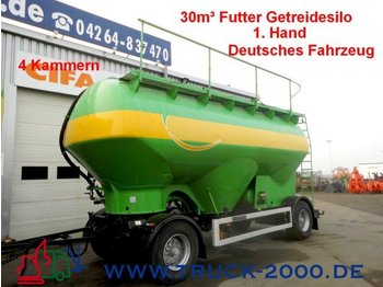 Feldbinder HEUT 30m³ Futter-Getreide-Silo 4 Kammern 1.Hand - Tanker römork