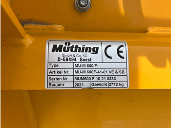 Müthing MU-M 600/F - Sap parçalama makinası: fotoğraf 3