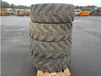  Michelin 15.5/80-24 Tyres to suit Telehandler (4 of) - Lastik
