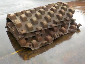  Pad Foot Shells to suit Hamm Roller (3 of) - Yedek parça